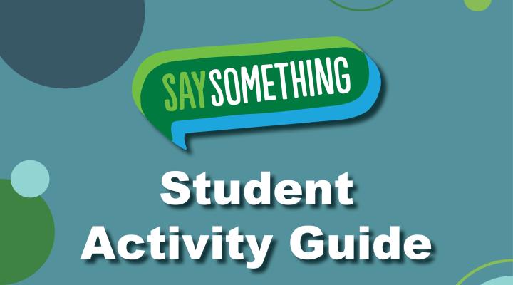 Say Something Activity Guide