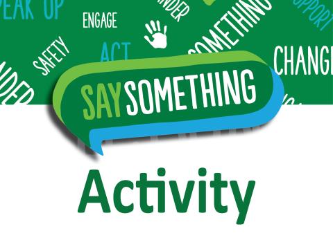 Say Something Activity 