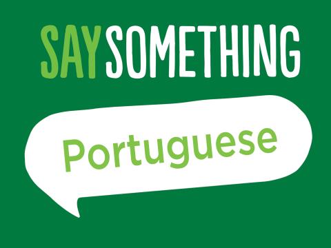 Say Something Presentation (Portuguese)