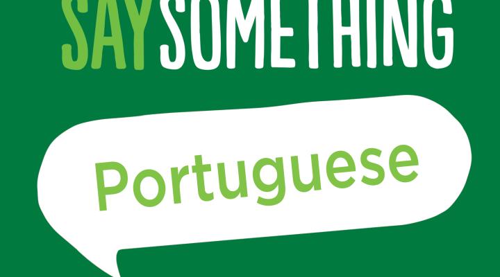 Say Something Presentation (Portuguese)