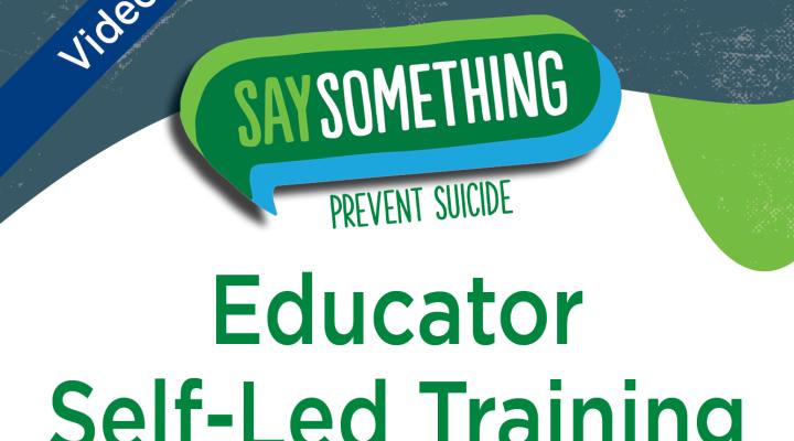 Prevent Suicide Educator Training Video