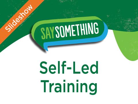 Say Something 4-5 Training Slideshow