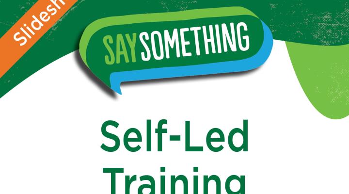 Say Something 4-5 Training Slideshow