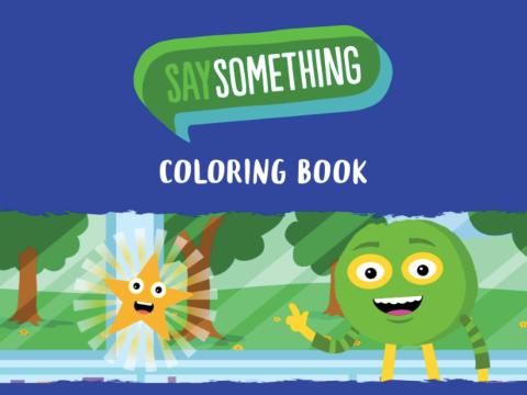 Say Something Elementary Coloring Book