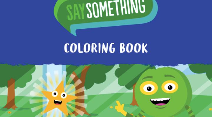 Say Something Elementary Coloring Book